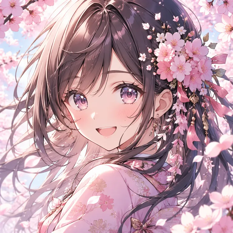 Anime-style portrait generated with AI